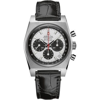 El Primero A384 Revival 50th Anniversary El Primero Stainless Steel / Panda / Alligator