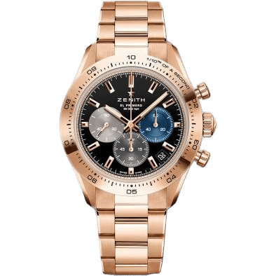 Chronomaster Sport Rose Gold / Black / Bracelet