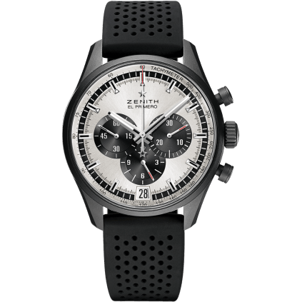 El Primero Chronomaster 42 Aluminium / Silver / Rubber Strap