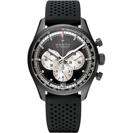 El Primero Chronomaster 42 Aluminium / Black / Rubber Strap