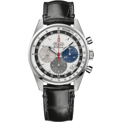 El Primero A386 Revival 50th Anniversary El Primero White Gold