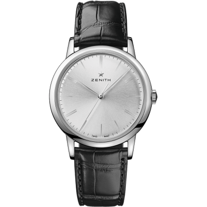 Elite Classic Stainless Steel / Silver / Alligator