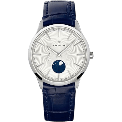 Elite Moon Phase 40 Stainless Steel / Silver