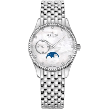 Elite Ultra Thin Lady Moonphase MOP / Diamond / Bracelet