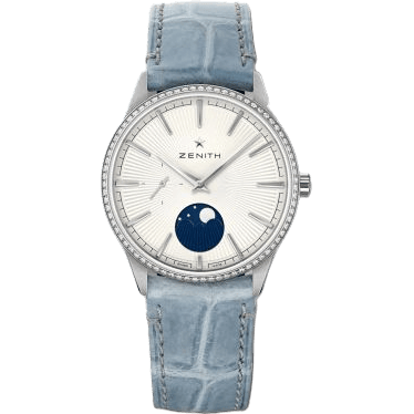 Elite Moon Phase 36 Stainless Steel / Silver