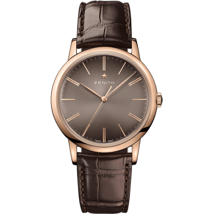 Elite Classic Rose Gold / Brown / Alligator