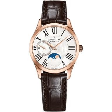 Elite Ultra Thin Lady Moonphase Rose Gold / Roman