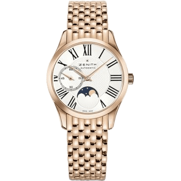 Elite Ultra Thin Lady Moonphase Rose Gold / Roman / Bracelet