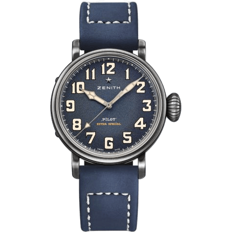 Pilot Type 20 Extra Special 40 Aged Stainless Steel / Blue