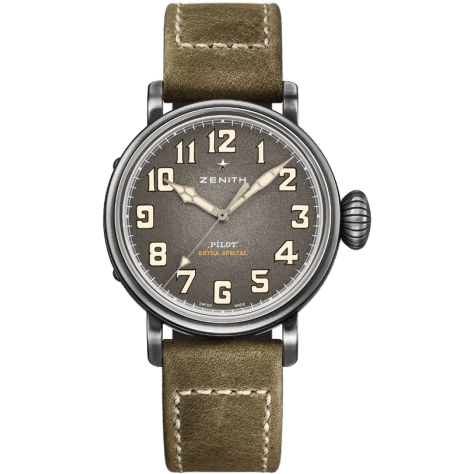 Pilot Type 20 Extra Special 40 Aged Stainless Steel / Green