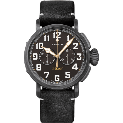 Pilot Type 20 Ton-Up Chronograph Aged Steel / Black