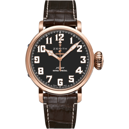 Pilot Type 20 Cohiba Edition Rose Gold / Black / Alligator