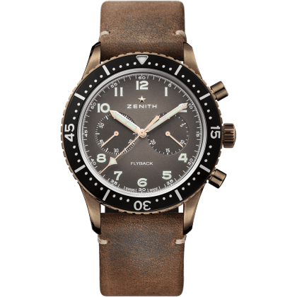 Cronometro Tipo CP-2 Flyback Bronze / Bronze