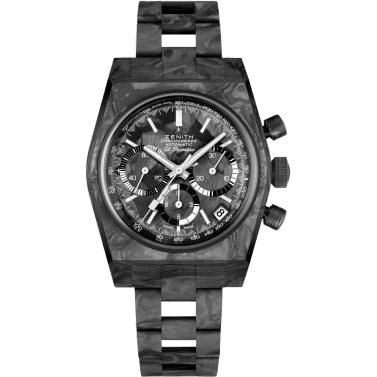 El Primero A3818 Revival The Cover Girl Forged Carbon / Bracelet
